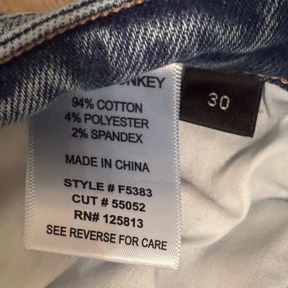 Flying Monkey Light Blue Denim Bootcut Jeans - Picture 4 of 5
